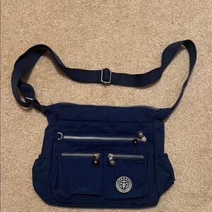 Taomaomao Navy Blue Crossbody Bag